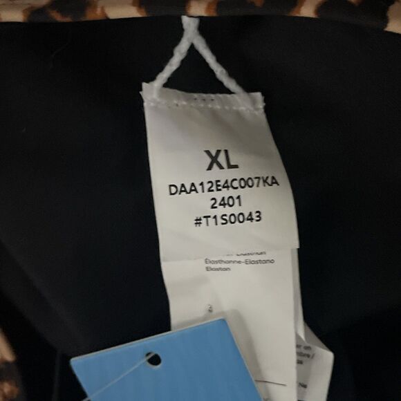 New CUPSHE Brown & Black Leopard Print XL One Piece Swimsuit NWT Ties in Back - Picture 9 of 9